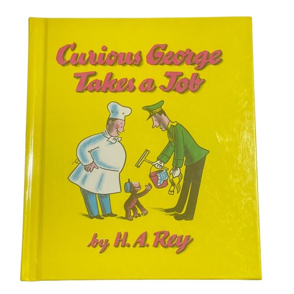 Lot of 6 Curious George Books Dictionary Children Kids Hardcover H.A. Rey - Picture 8 of 16